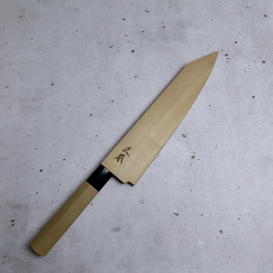Masamoto KS Kiritsuke 210mm - Shirogami#2, Migaki (Satynowy Połysk)