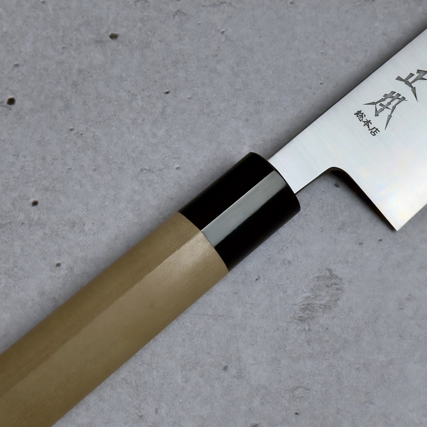 Masamoto KS Kiritsuke 210mm - Shirogami#2, Migaki (Satynowy Połysk)