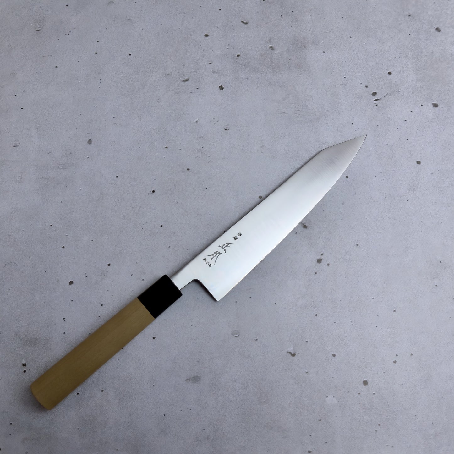 Masamoto KS Kiritsuke 210mm - Shirogami#2, Migaki (Satynowy Połysk)