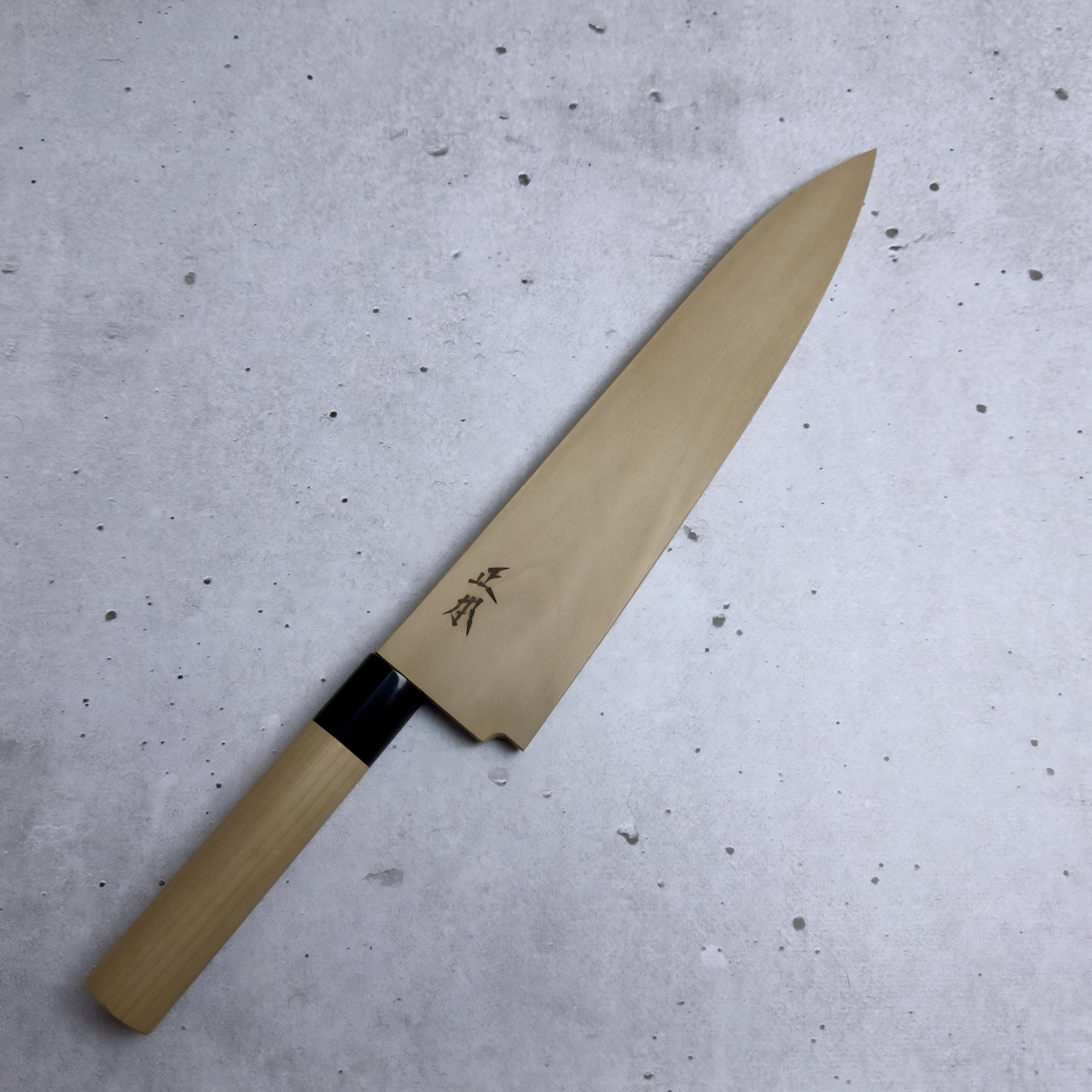 Masamoto KS Gyuto 240mm - Shirogami#2, Migaki (Satynowy Połysk)
