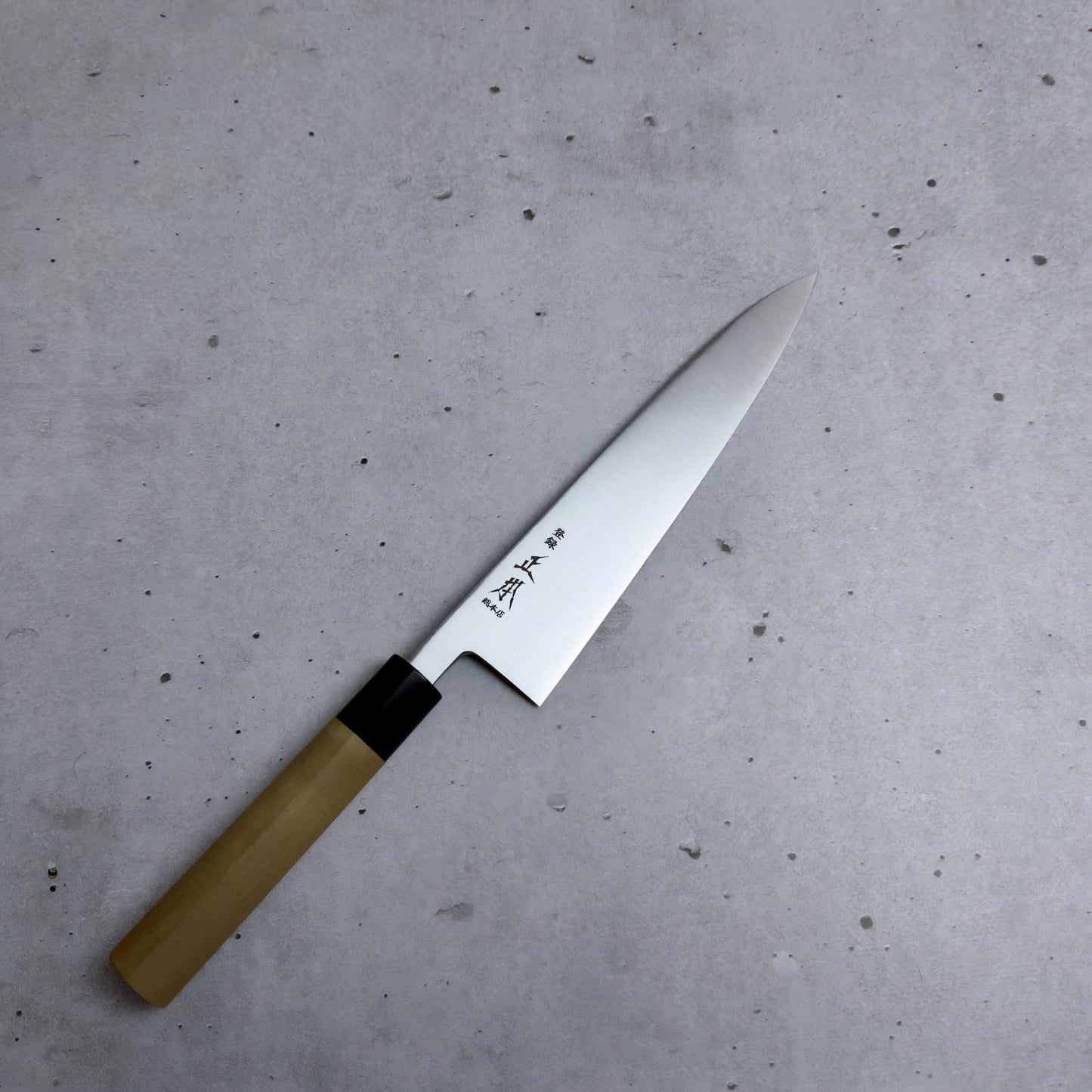 Masamoto KS Gyuto 210mm - Shirogami#2, Migaki (Satynowy Połysk)