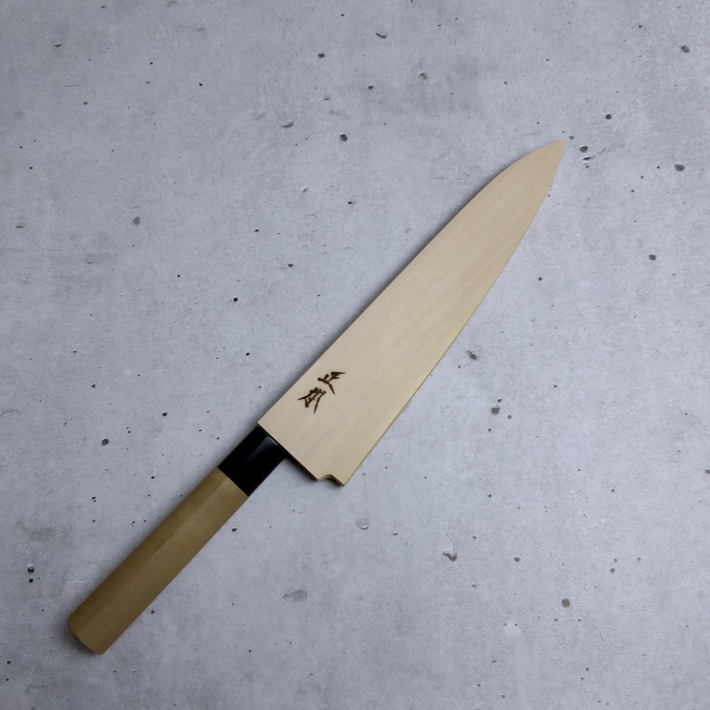 Masamoto KS Gyuto 210mm - Shirogami#2, Migaki (Satynowy Połysk)