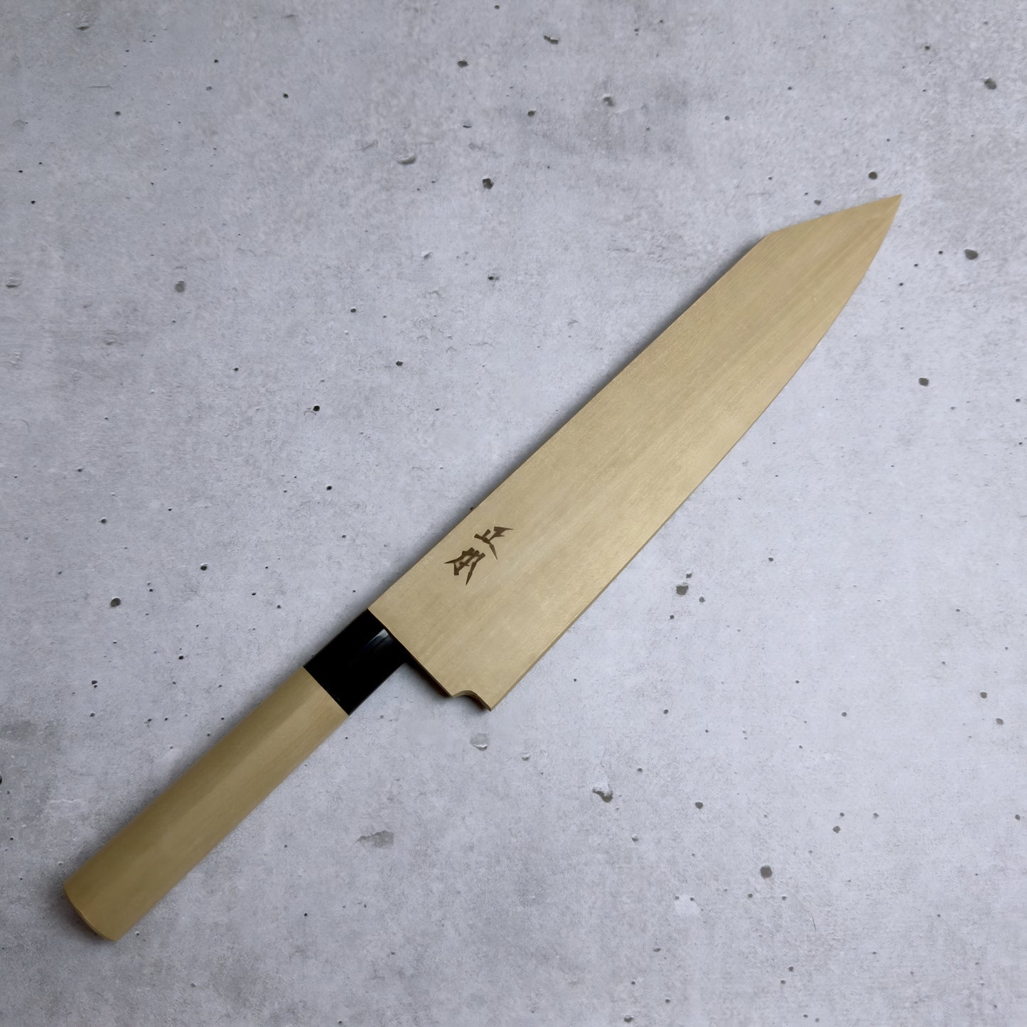Masamoto KS Kiritsuke 240mm - Shirogami#2, Migaki (Satynowy Połysk)