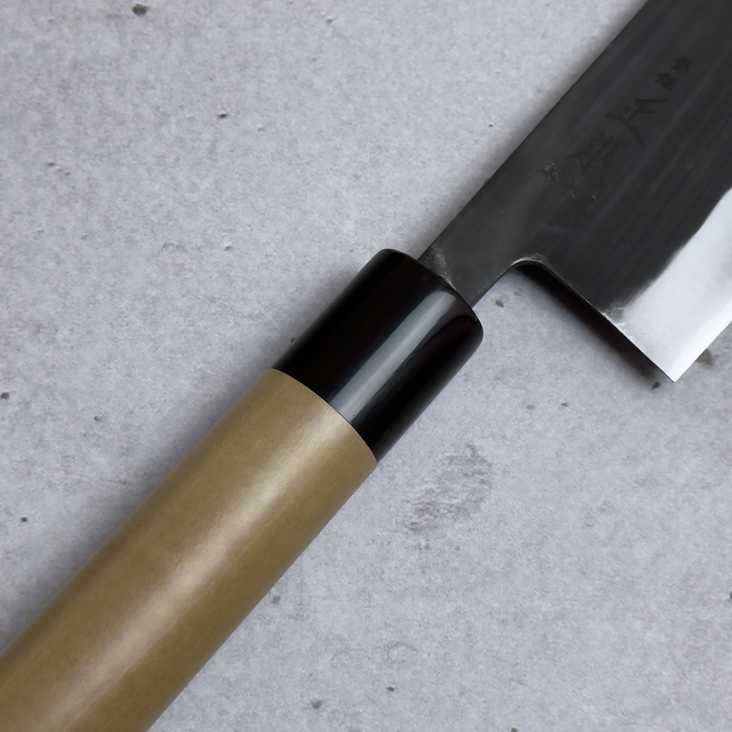 Masamoto KA Nakiri 165mm - Aogami#2, Kurouchi (Wykończenie Kowalskie)