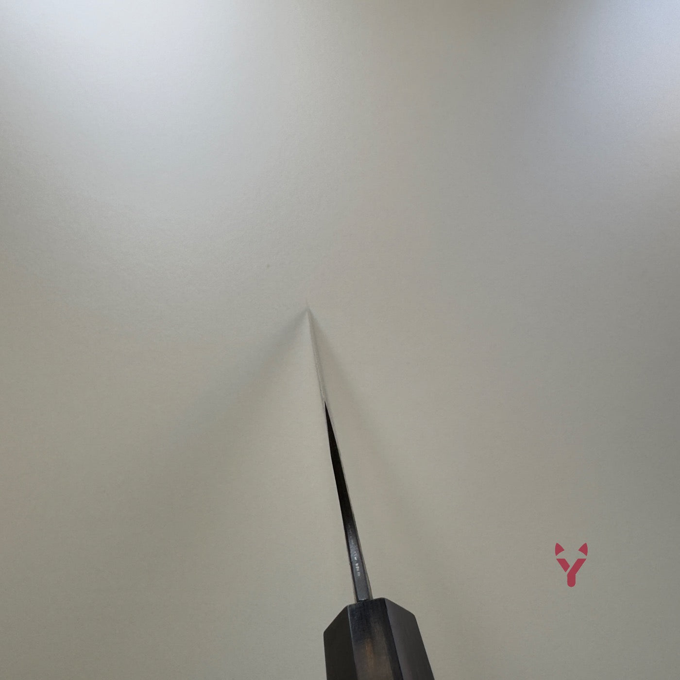 Morihei Hisamoto Gyuto 240mm - Shirogami#2, Kurouchi (Wykończenie Kowalskie)